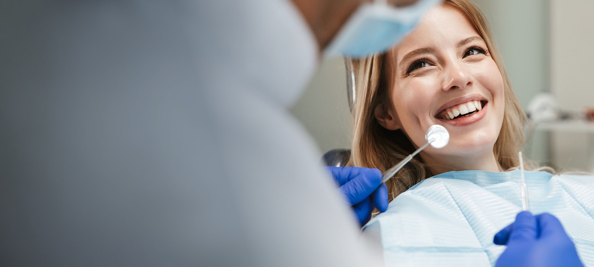 Young patient at dentist