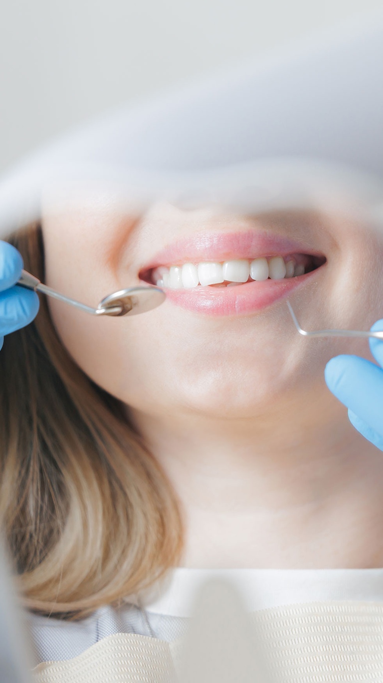 Young patient treatment dental clinic