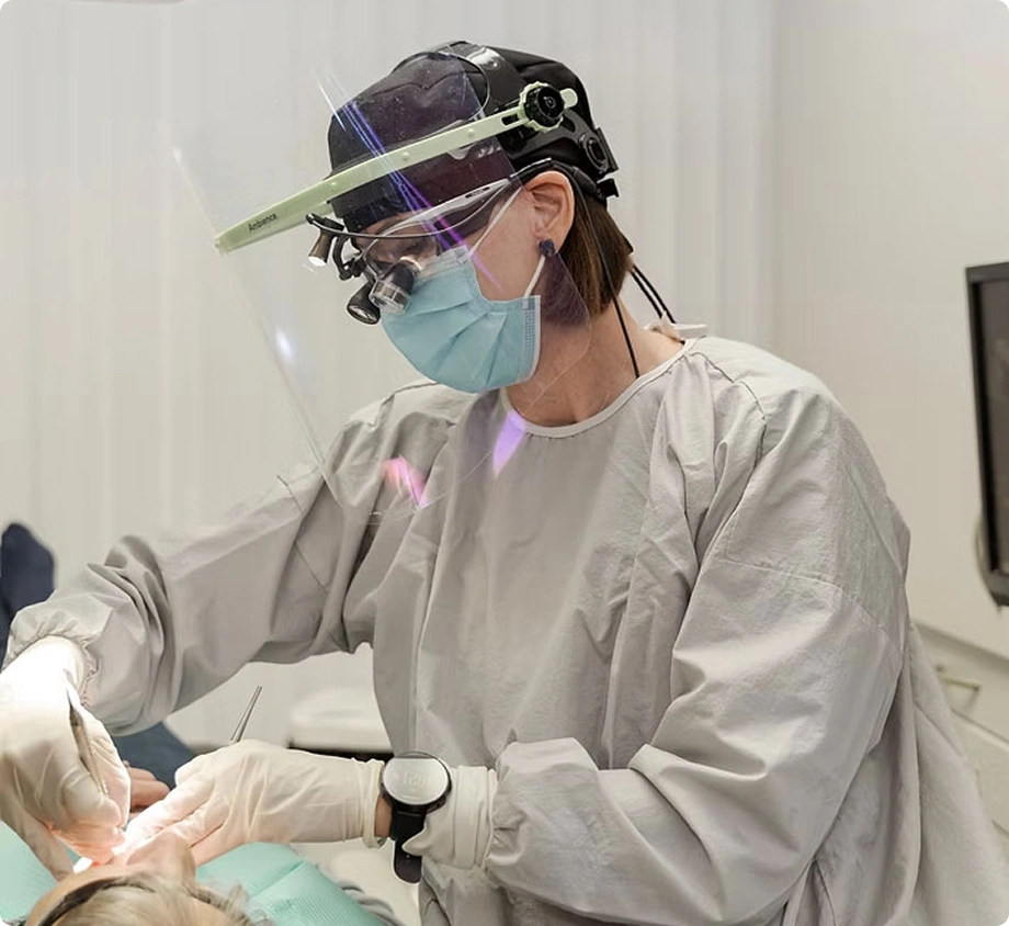 Dental clinic woman