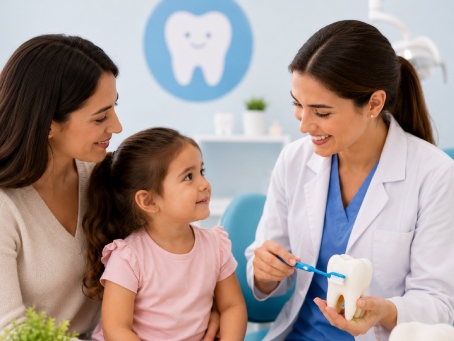 Kid first dental visit
