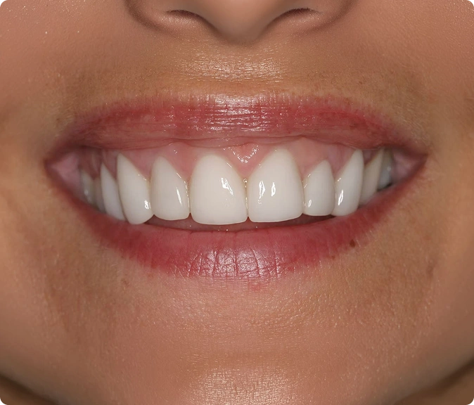 Woman smiling